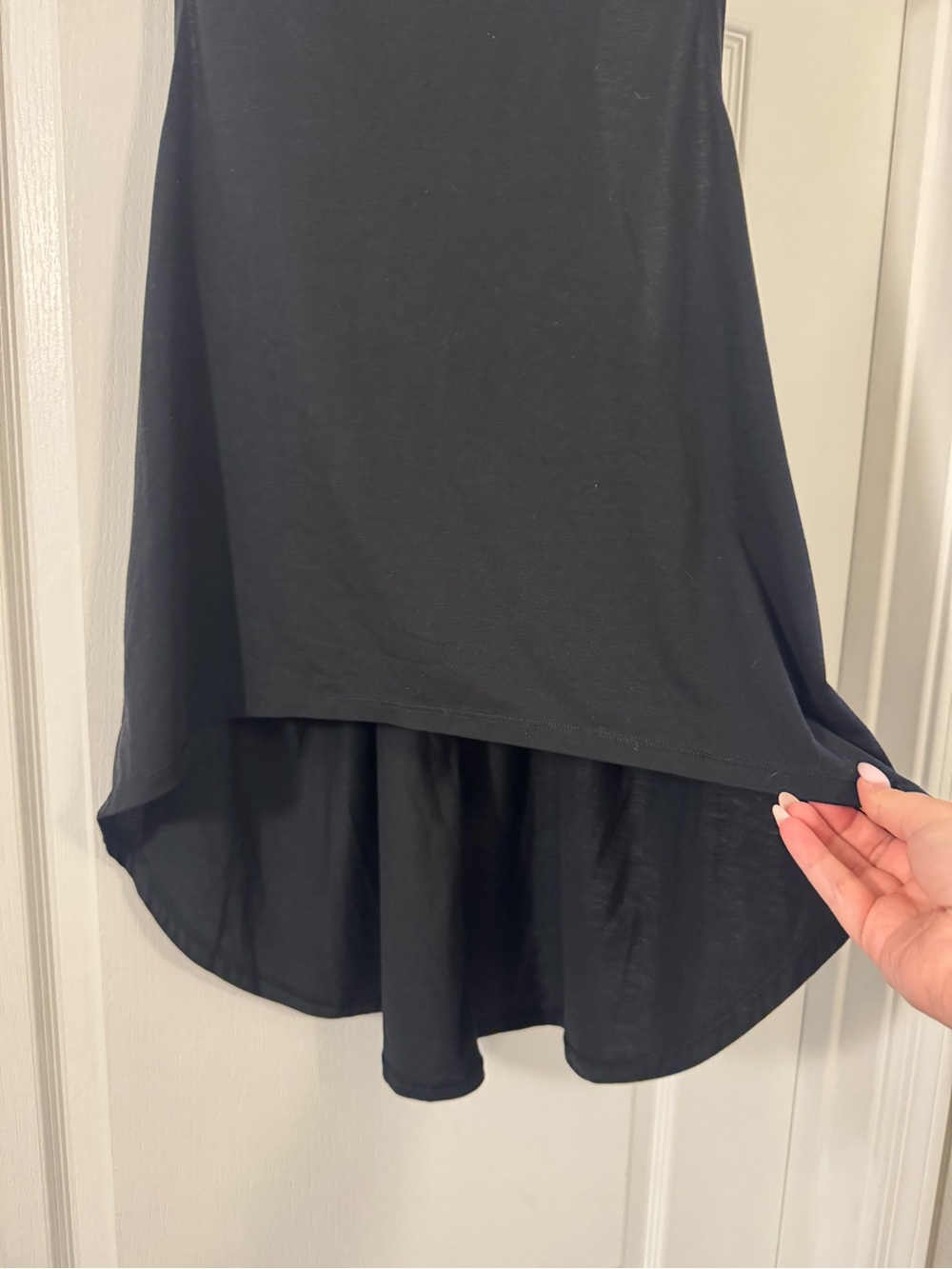 Athleta Black High-Low Tank Top - Picture 3 of 10
